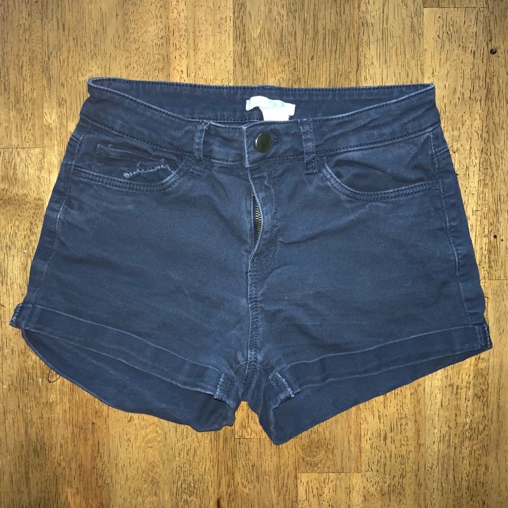 H&M Navy Blue Jean Shorts